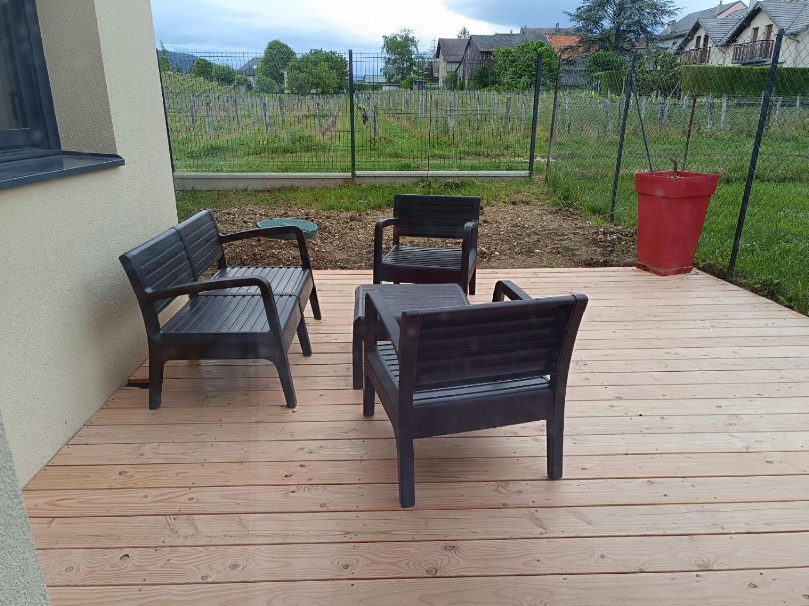 Chambre Au Coeur Des Vignes Myans Екстериор снимка
